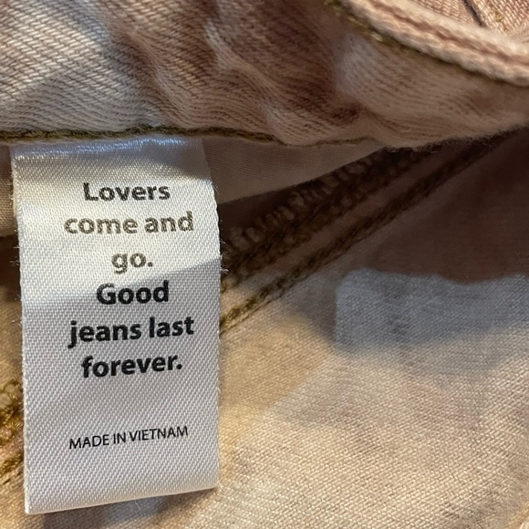 PacSun Brown Tie-Dye Frayed Hem Jean Shorts - Picture 5 of 5